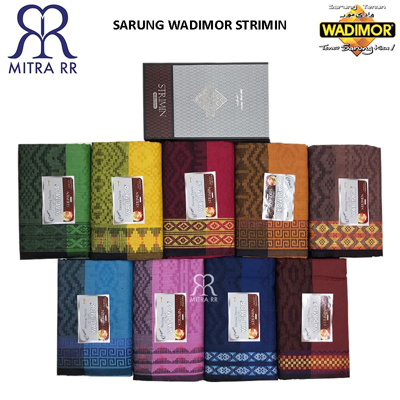 Sarung Tenun Wadimor Strimin Mercerized Satuan / Grosir Sarung Dewasa