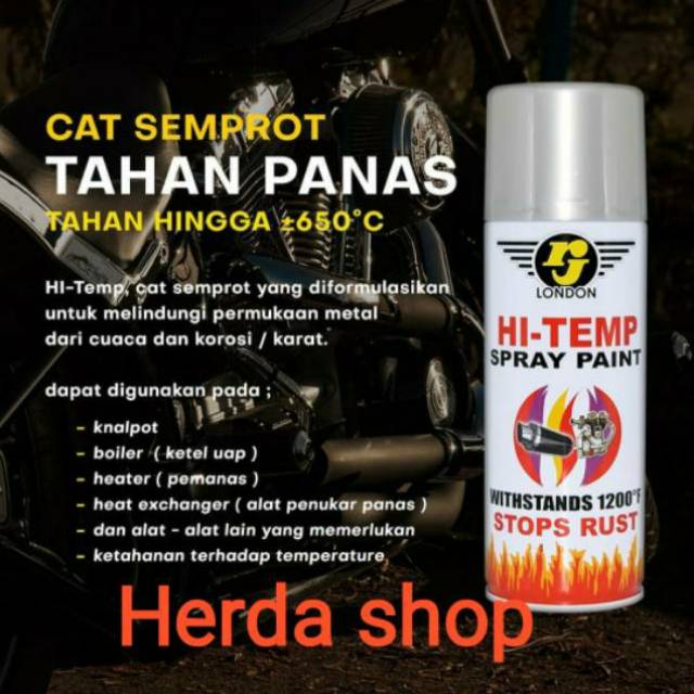 Cat bakar, cat knalpot cat hi-temp cat hightemp cat tahan panas cet knalpot pilok knalpot