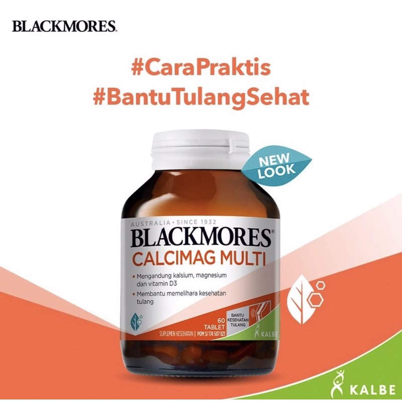 Blackmores calcimag multi isi 30 &amp; 60 tablet ( memelihara kesehatan tulang )