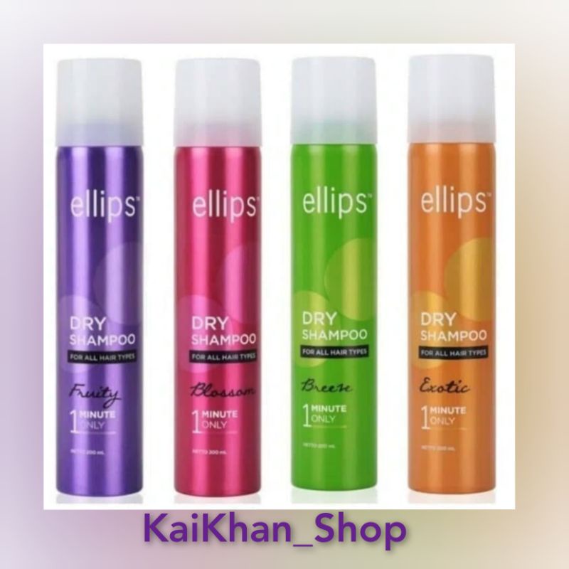 ELLIPS DRY SHAMPOO [ 200ml Botol ]