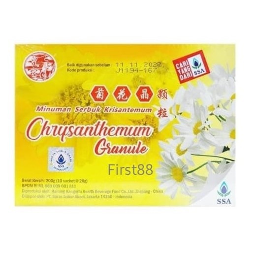 CHRYSANTHEMUM GRANULE / minuman serbuk krisantemum (SARAS SUBUR ABADI)