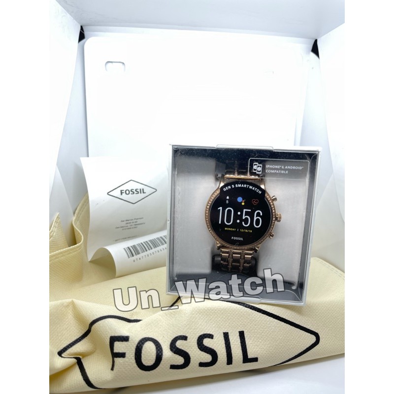 FOSSIL JULIANNA GEN 5 ROSE GOLD FTW6035 100% Original + Receipt