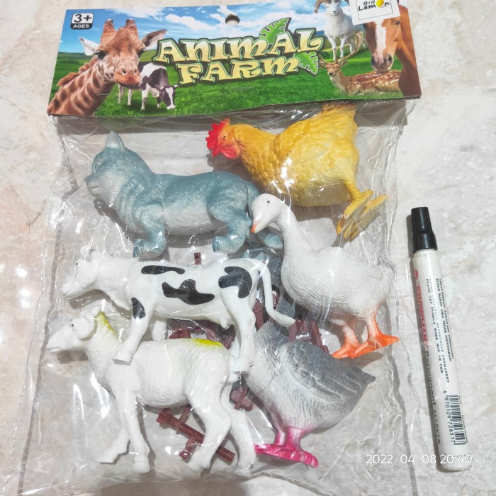 Hot Sale Mainan Animal Binatang Set 0826 Animal Farm Terlaris