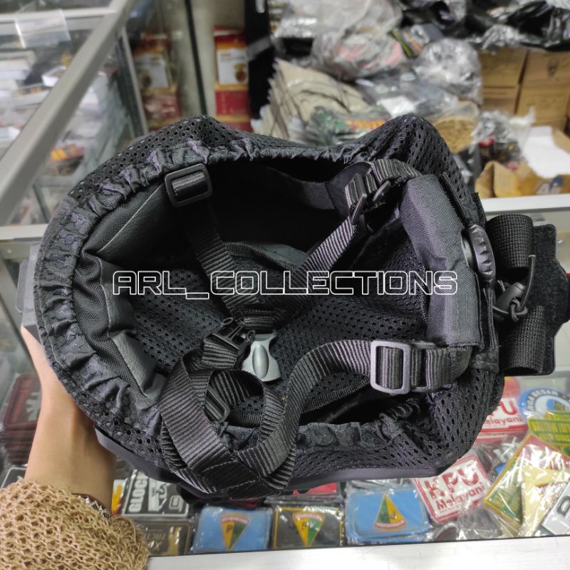 helm tactical mich 2001 hitam full cover