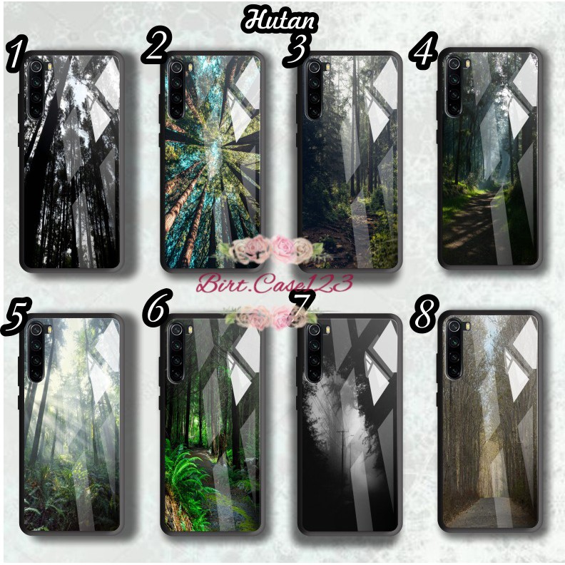 back case glass HUTAN Oppo A3s A1k A5 A9 2020 A7 F9 A5s A31 A52 A53 A92 A37 A57 A59 A71 A83 BC4953