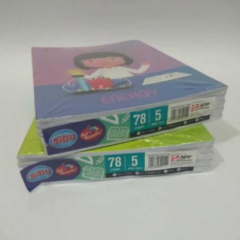 

Buku Tulis Sidu isi 78 lembar / 3 pcs