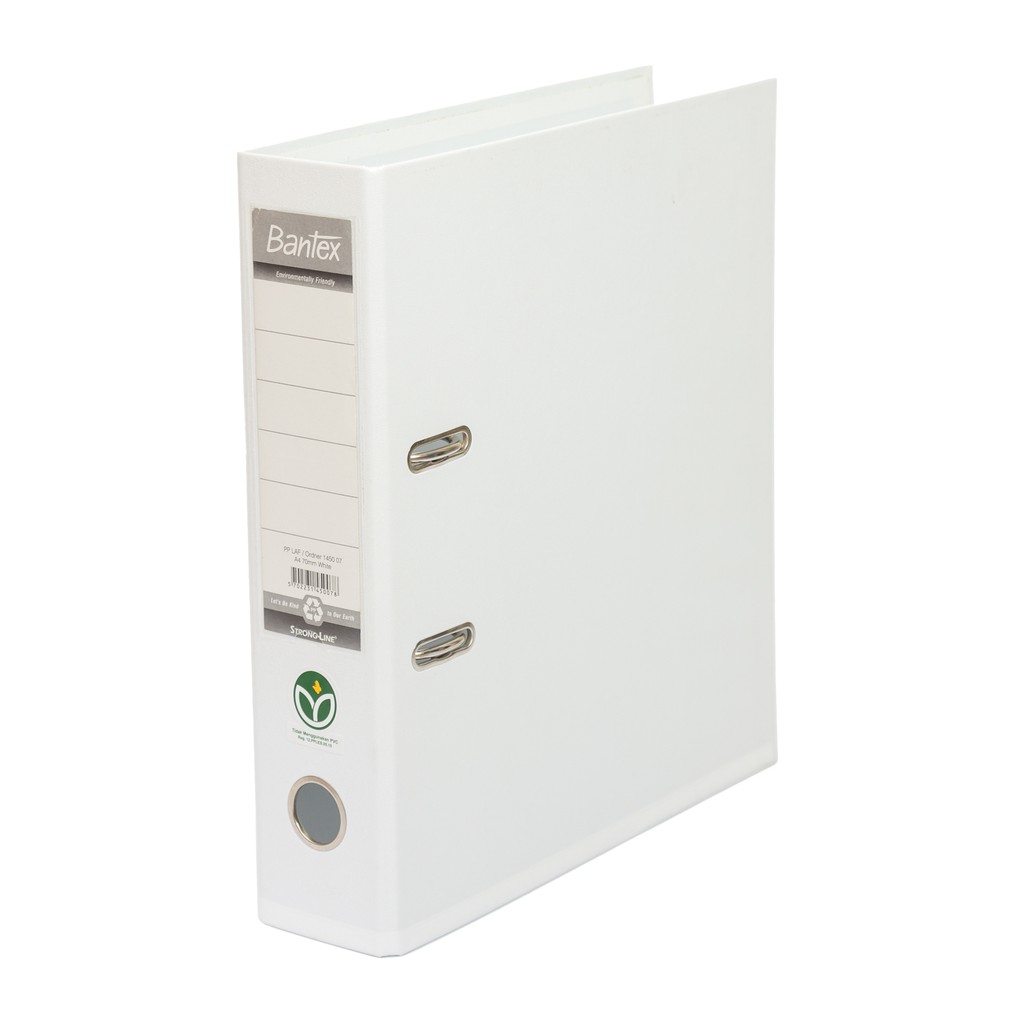 

[Zada] Bantex Lever Arch File Ordner Plastic A4 7cm White 1450 07