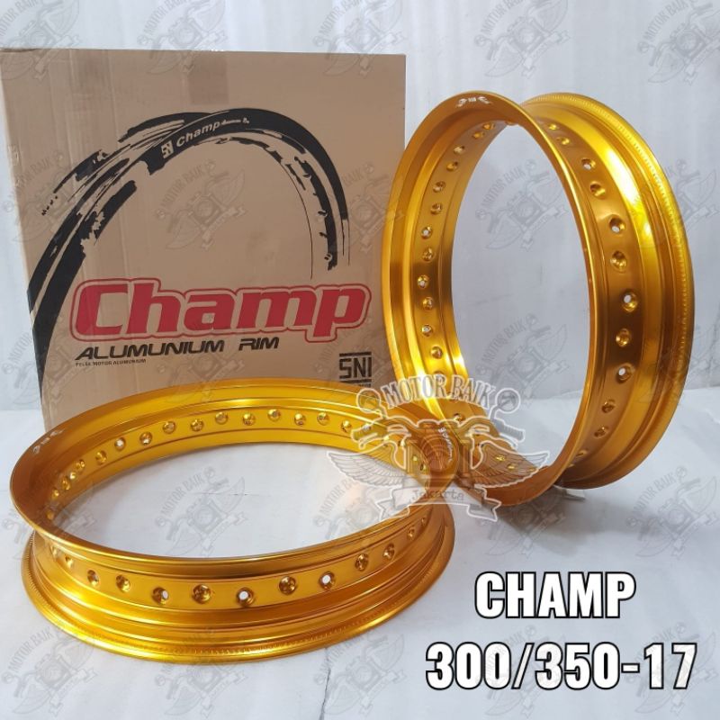 Velg pelek jari jari hole 36 supermoto champ 300 350 17 trail klx crf wr