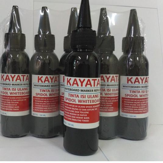

New - Tinta spidol whiteboard refill Kayata dan 100 ML Tinta isi ulang spidol 한