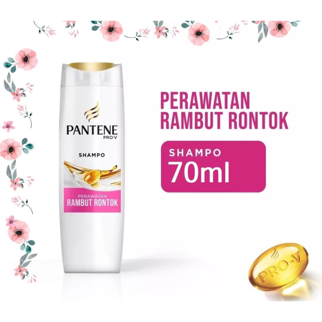 Pantene Shampoo Hair Fall Control 70ml - Perawatan Untuk Rambut Rontok Shampo Pantene P&G