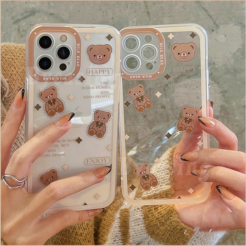 Casing Samsung A13 A03 A03S A12 A32 A52 A22 A52S A30s A50 A72 A20 A30 A71 A21s A20s A50s A51 A10s A11 M12 Motif Angel Bear