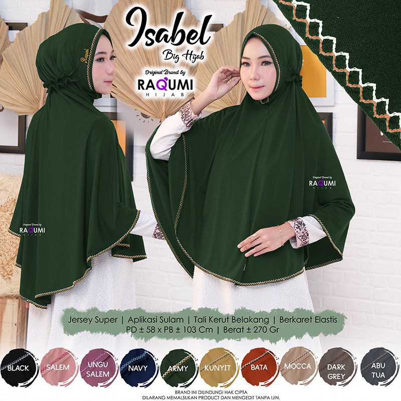 ISABEL BY RAQUMI HIJAB SOLO
