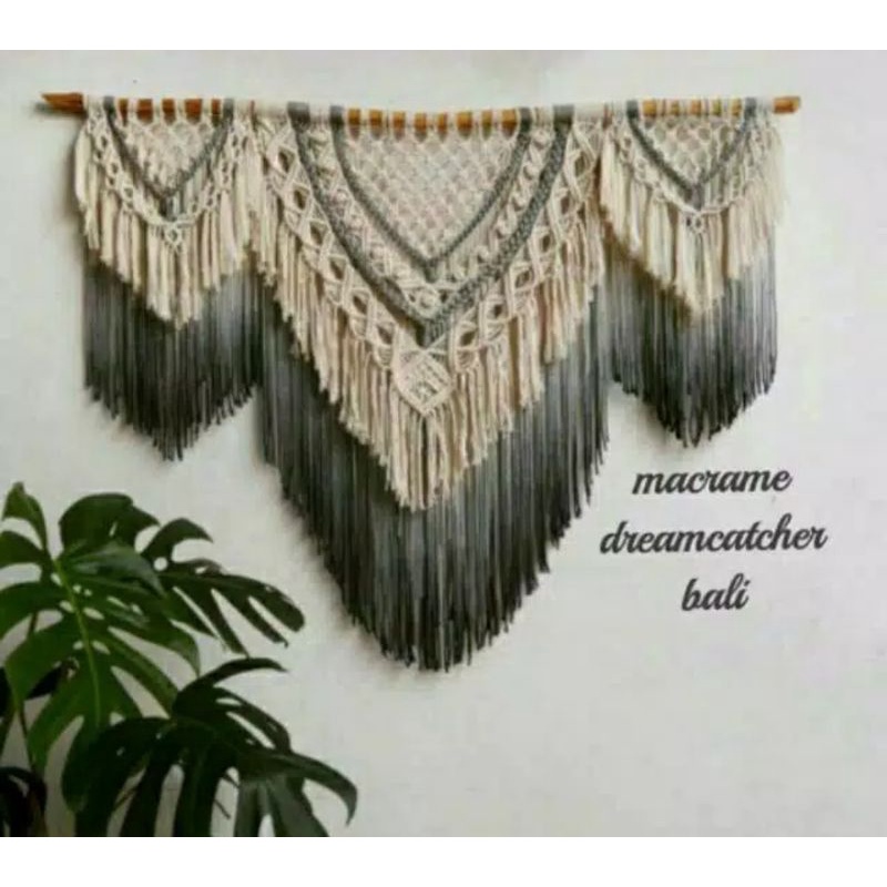 

macrame charcoal colour (request) 150cm