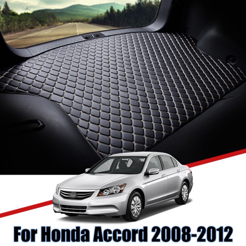 Matras Cover Bagasi Mobil Bahan Kulit Untuk Honda Accord G8 2008 2009 2010 2011 2012