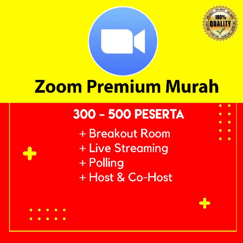 Sewa Zoom Meeting Premium Harian 300 500 Peserta Indonesia