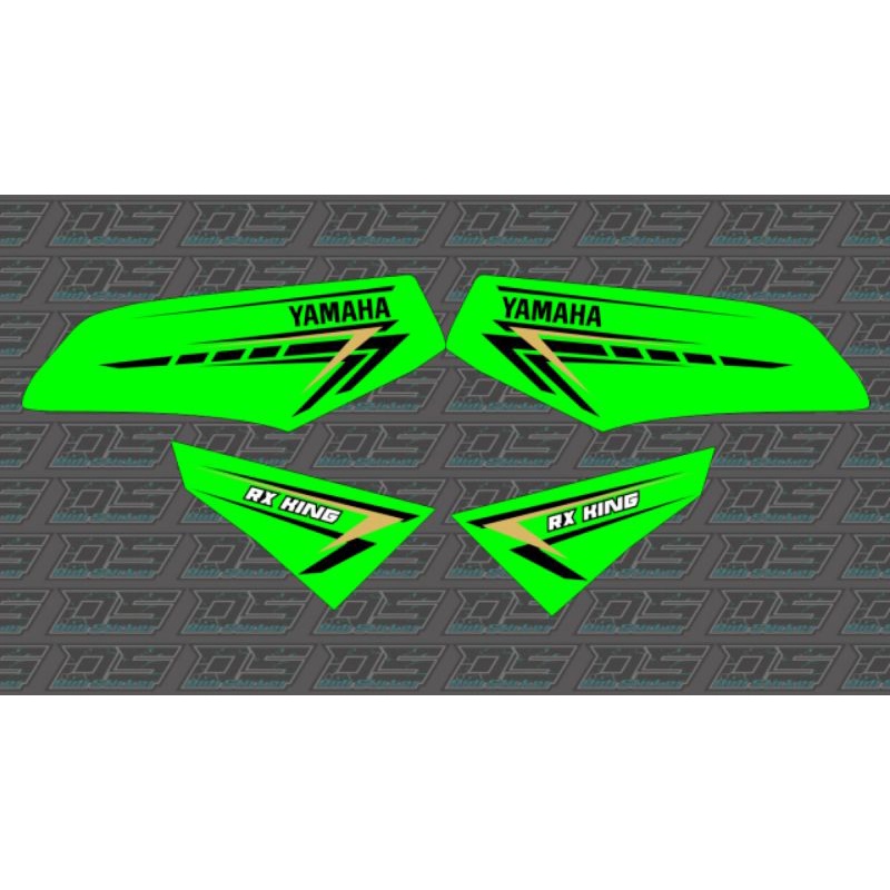 STRIPING TRANSPARAN RX-KING COSTUM II STRIPING RX KING VARIASI-Hijau