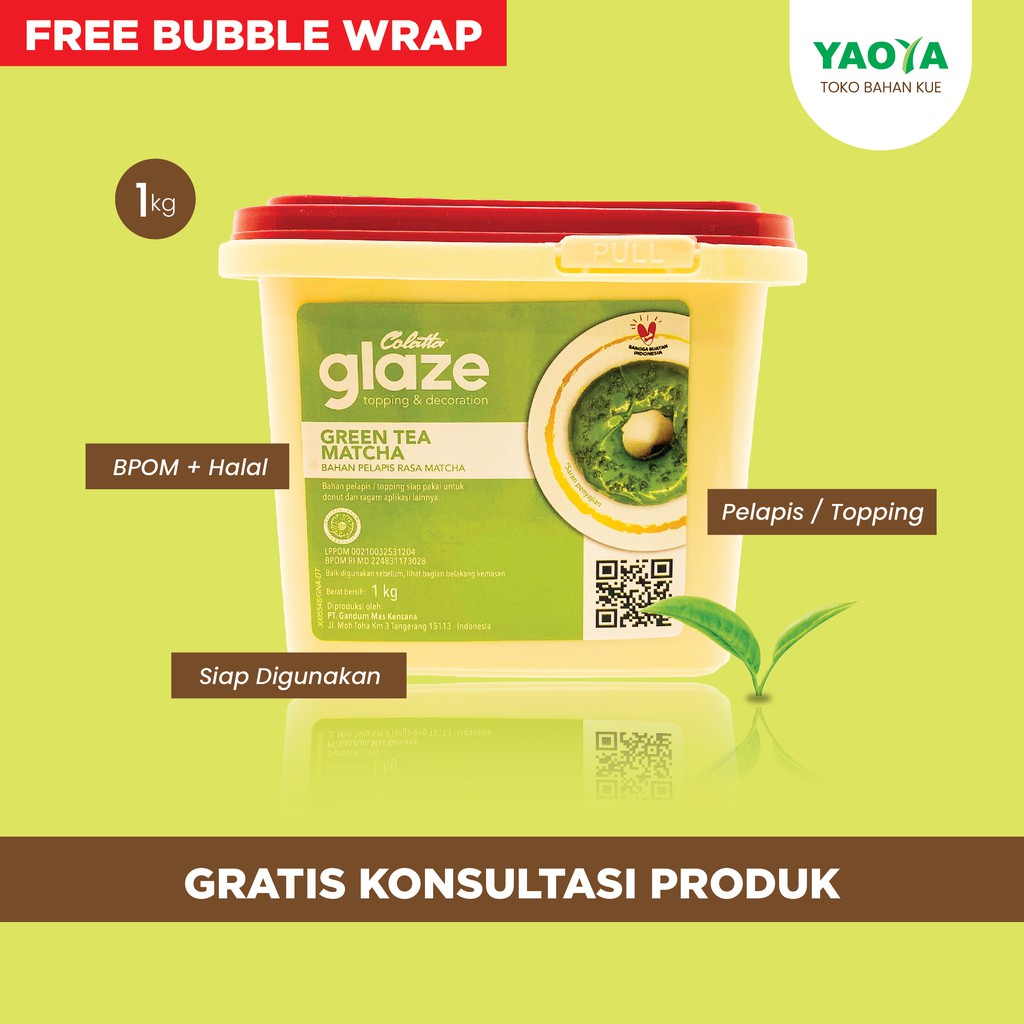 

COLATTA GLAZE JAR 1kg GREEN TEA