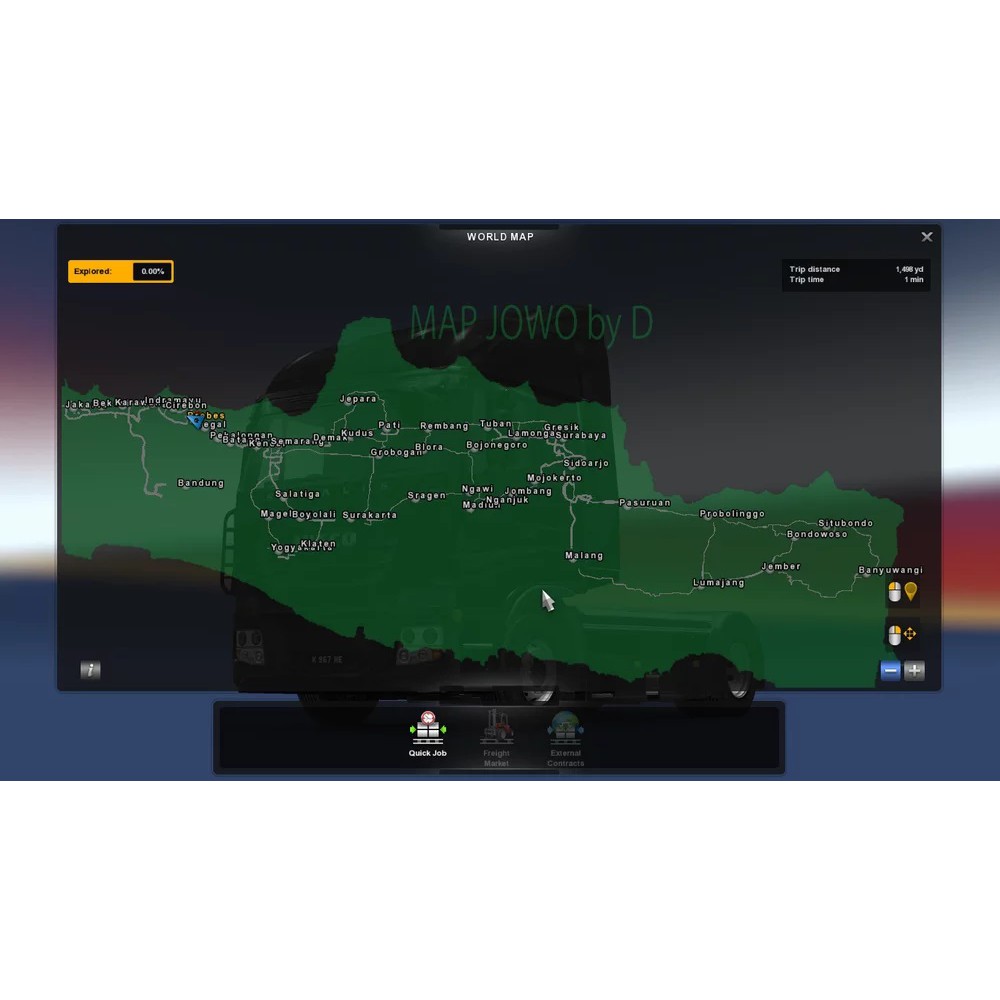 Map jawa ets2