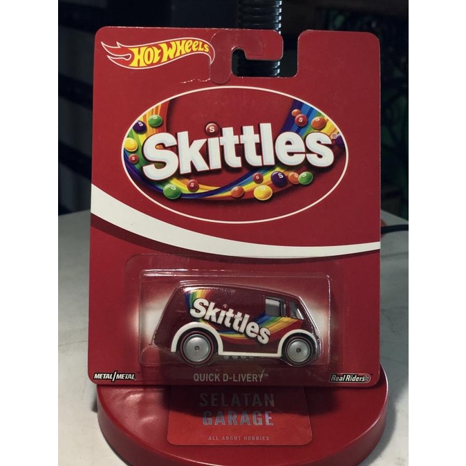 

Hot wheels premium skittles quick D-livery