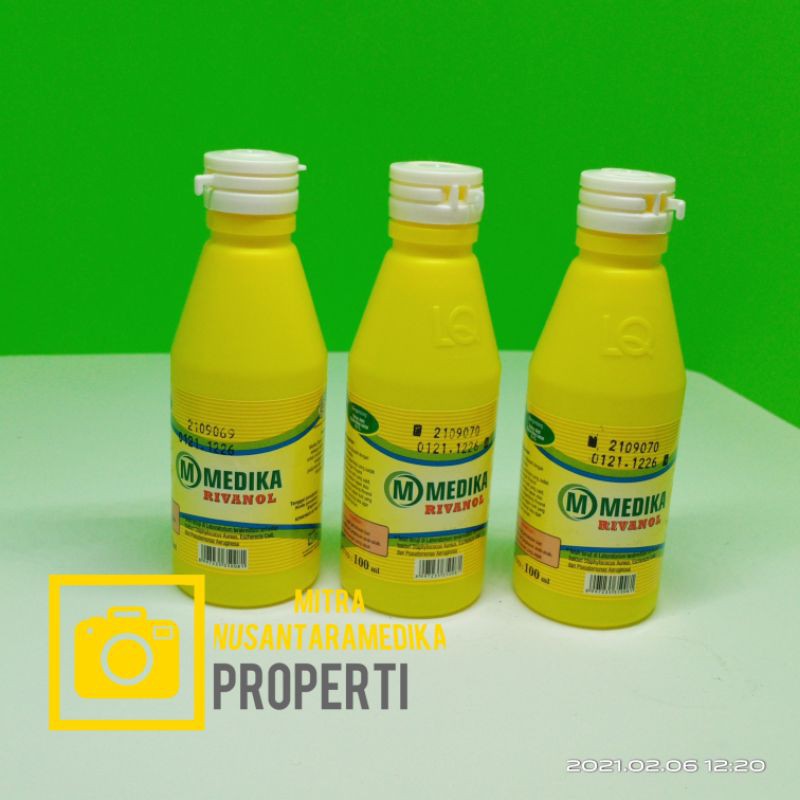 Rivanol 100ml Medika Satuan FOOD GRADE