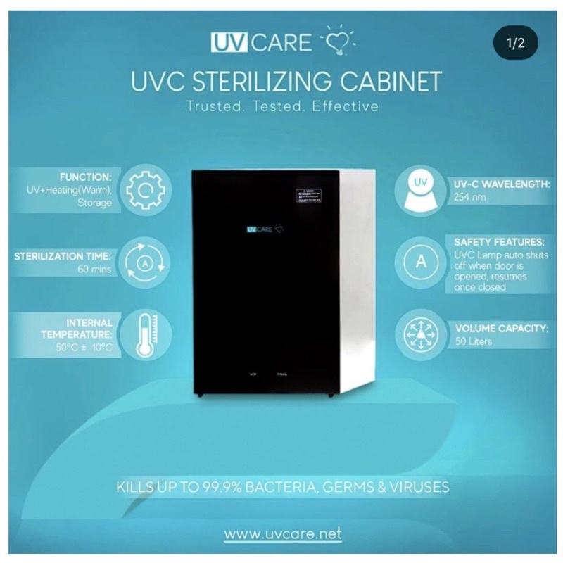 UVCARE Sterilizing Cabinet 2.0