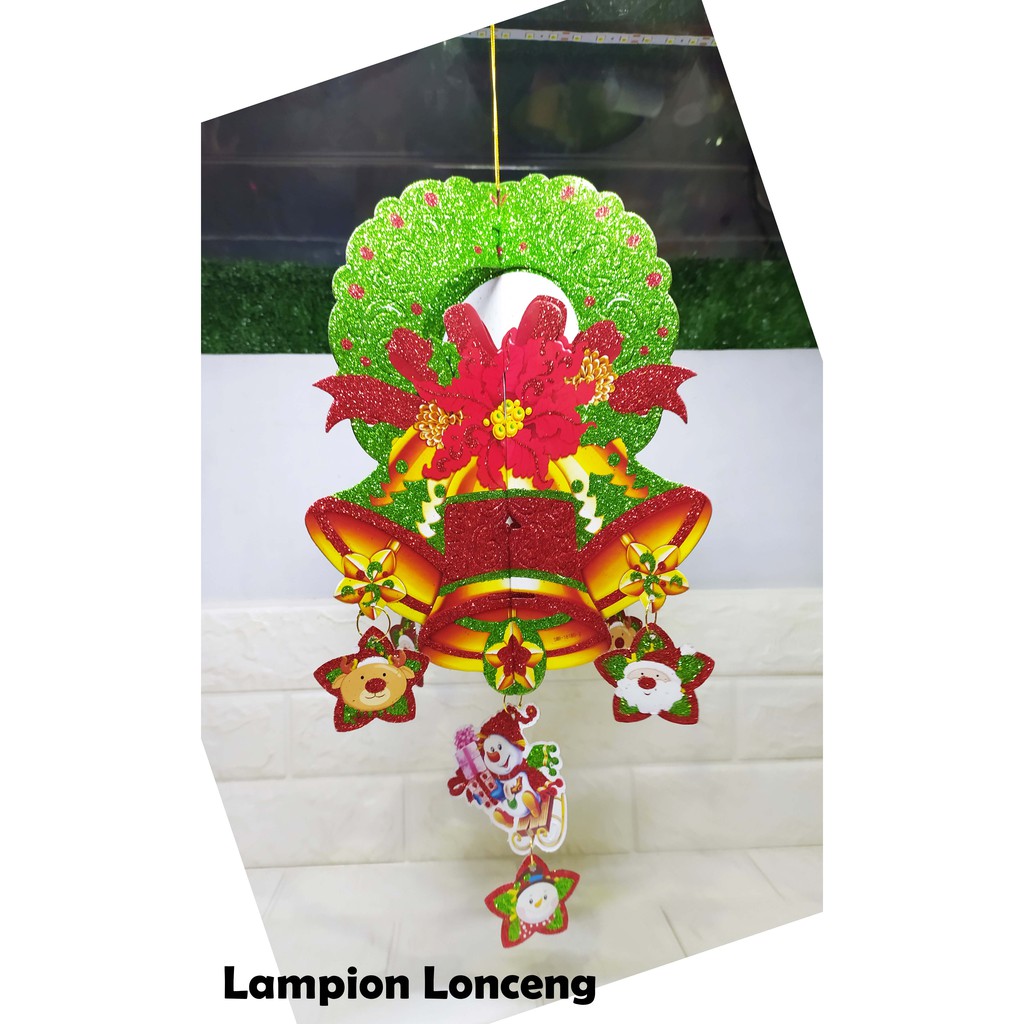 Lampion Natal - Aksesoris Dekorasi Hiasan Natal