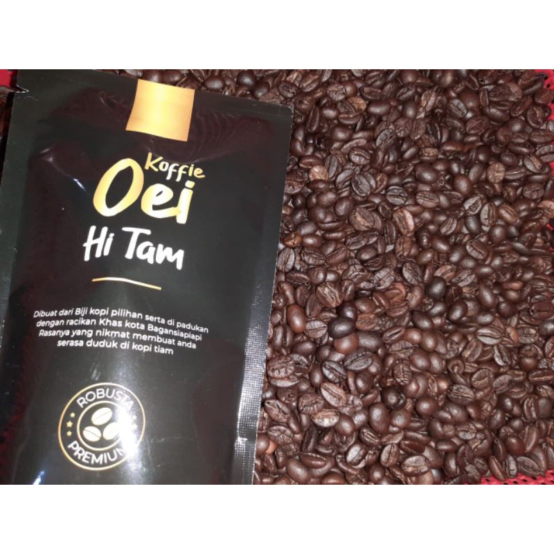 

Kopi Bubuk Hitam Halus ROBUSTA PREMIUM KOFFIE OEI SUMATERA 500GRAM /Kopi hitam Bagan /Cofee Robusta
