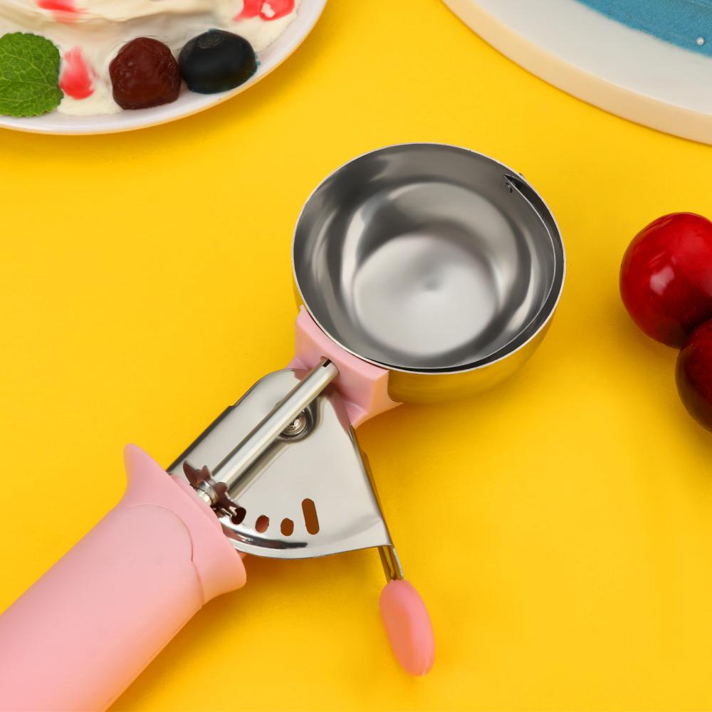 Sendok Scoop Dengan Bahan Stainless Steel Untuk Es Krim / Cookie / Kentang