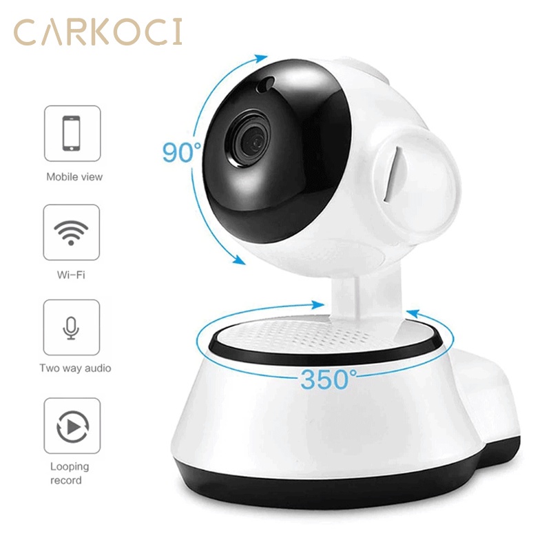 Camera CCTV Smart Net CT V380 Q6 Wifi HD 720 P / Camera CCTV Wireless - Cctv Non Antena / Control Aplikasi HP