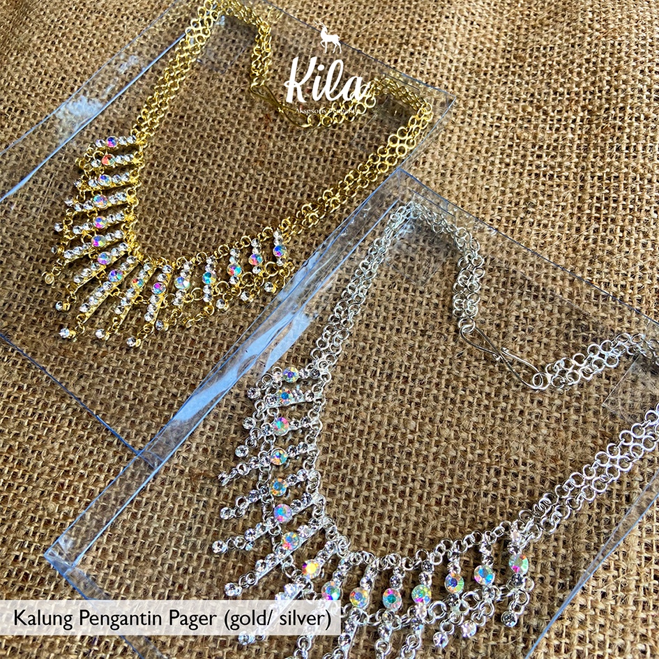 Kalung Pengantin Sunda Wanita Pager Gold/ Silver