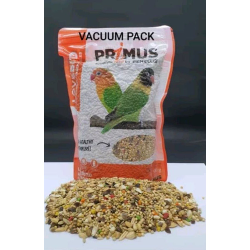 primus LB benelux pakan import lovebird milet campuran buat lomba