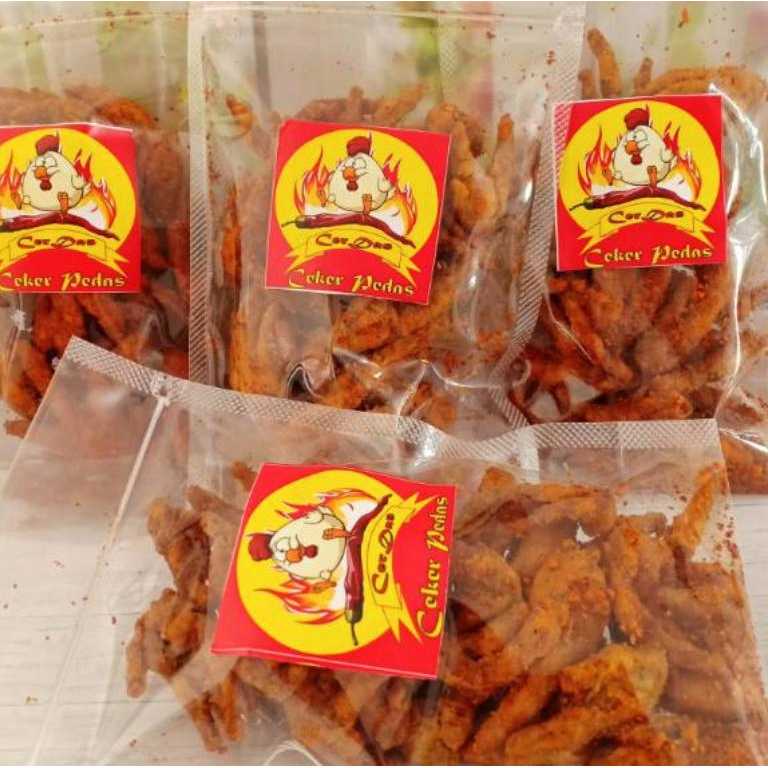 

CERDAS - Ceker Pedas Kriuk - Cakar Ayam - Keripik Ceker Pedas Cekgur