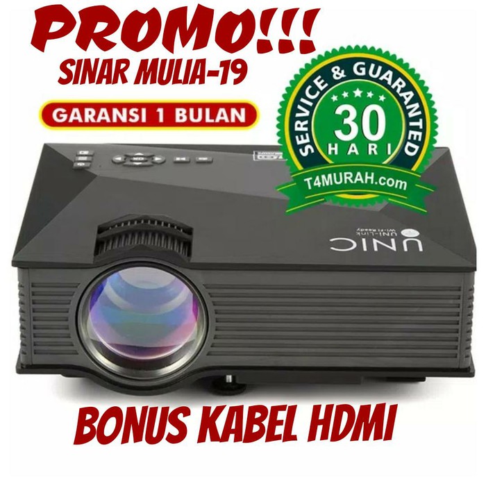 projektor mini unic uc 46 + wi-fi hd 1200 lumens Limited