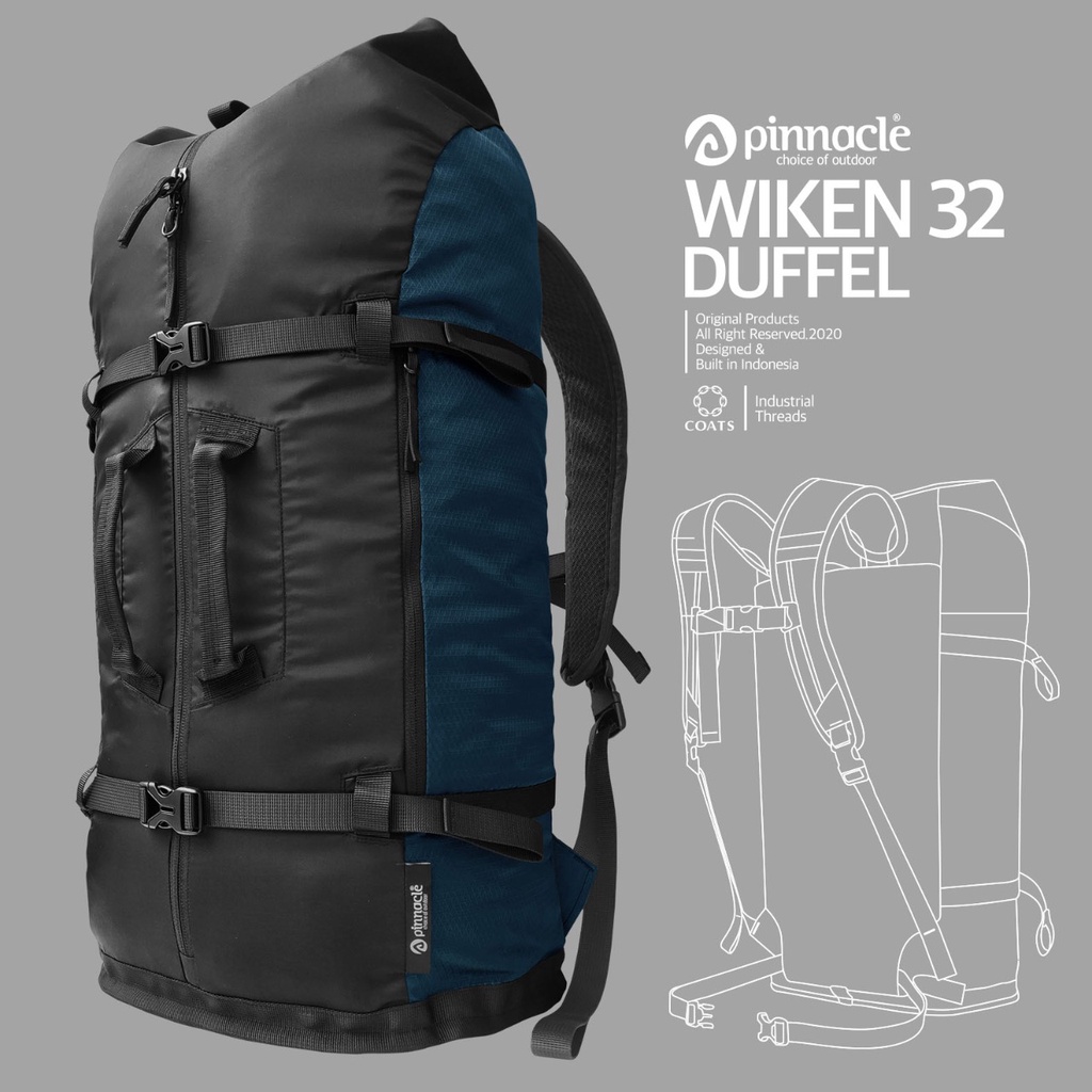 Tas Ransel Pinnacle Wiken 32 - Backpack Duffel Pinnacle Wiken Pack 32