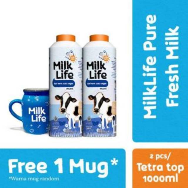 Susu MilkLife Pure Milk / Chocolate 1L Freshmilk | Milk