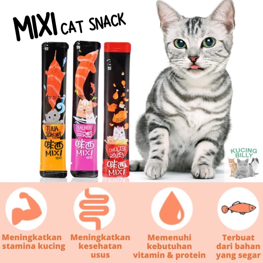 MIXI HITAM Cat Creamy treat 15gr
