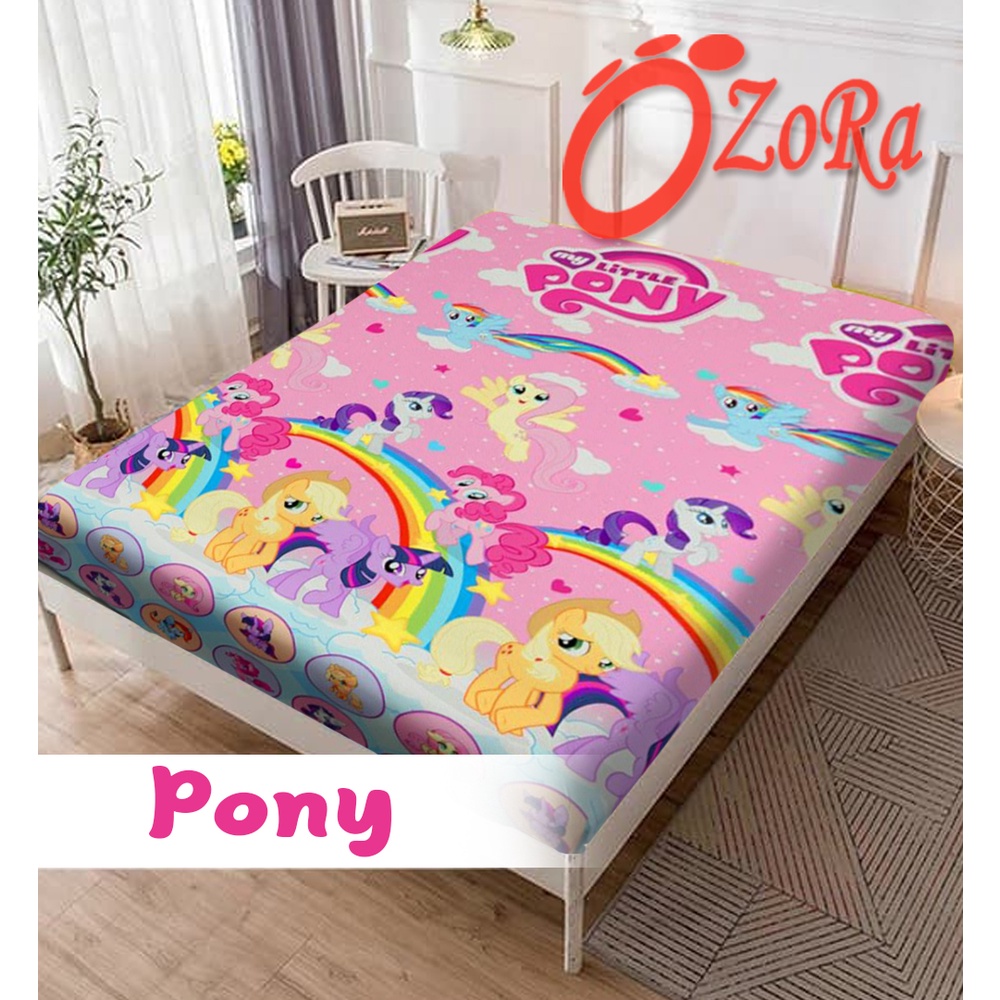 Diskon Hari Ini sprei anti ompol Waterproof Motif Karakter 180x200 160x200 king queen single 120x200-120x200