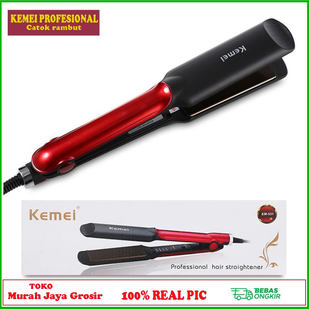 Catok Rambut Kemei KM 531 Catokan Rambut Profesional Catok Rambut Kemei KM 531 Catokan Rambut Profesional