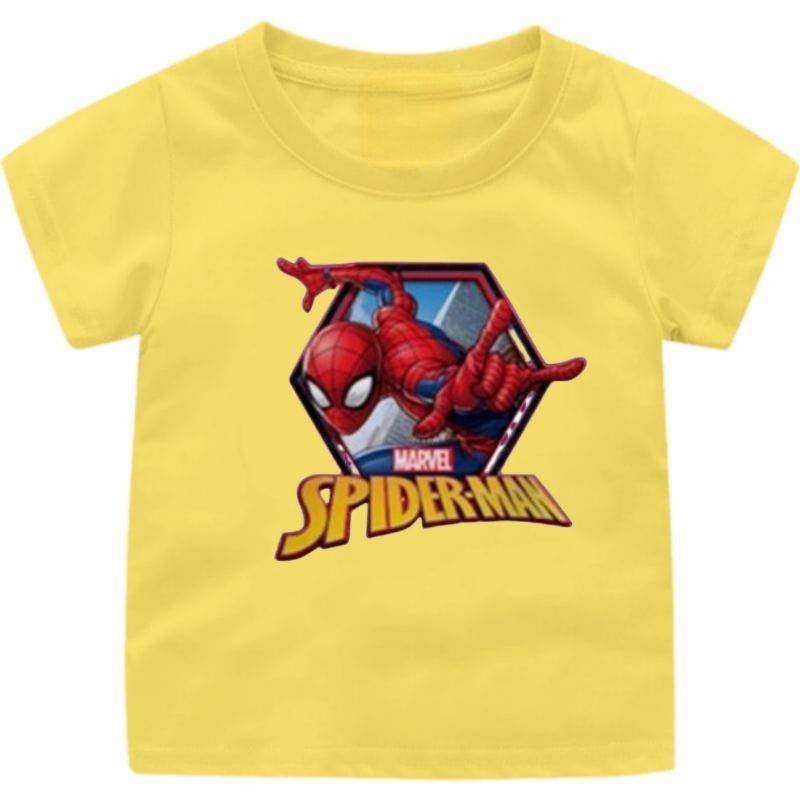 KAOS ANAK (SPIDERMAN) CEWEK-COWOK 1-12TAHUN FASHION ANAK TERBARU