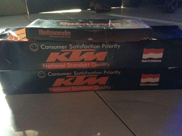 Handle Kotak Stainless 45cm 2set+kunci