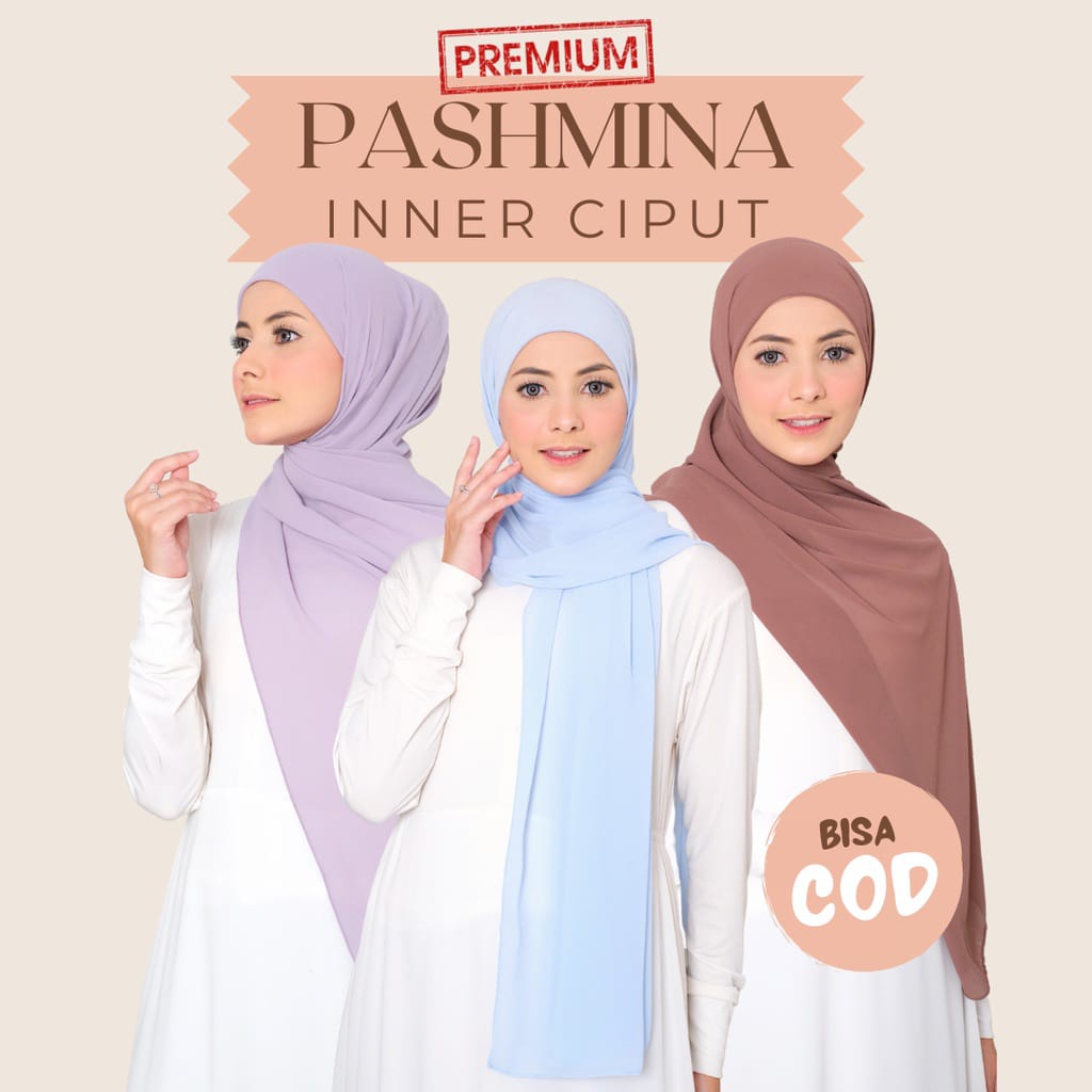 jilbab pashmina inner / pasmina ciput