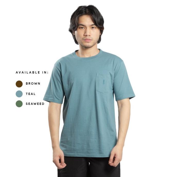 Kaos Pria Smith Berlin Skye Regular Fit Teal