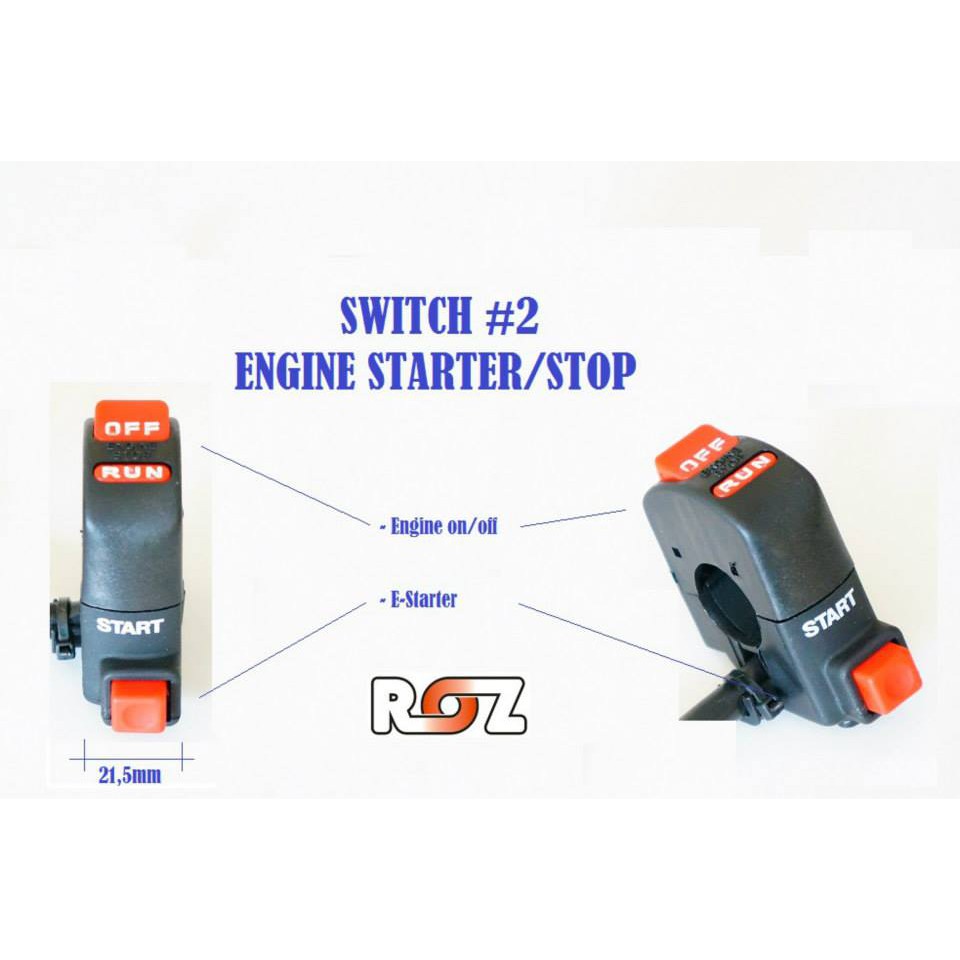 SAKLAR HOLDER ROZ #2 ON/OFF+START