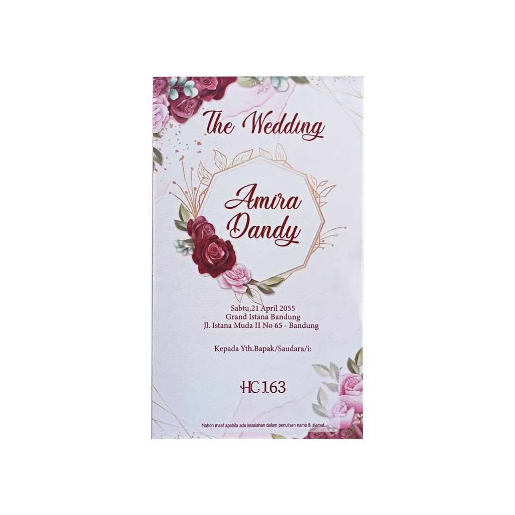 

SERI HC | CETAK | UNDANGAN | BLANKO | CUSTOME | UNDANGAN NIKAH | Daerah Purwosari Pasuruan