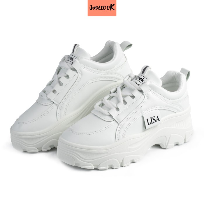 Sepatu Spatu Kets Kekinian korea Sepatu Sport terbaru tanpa tali F4R9 terlaris Sneakers putih import