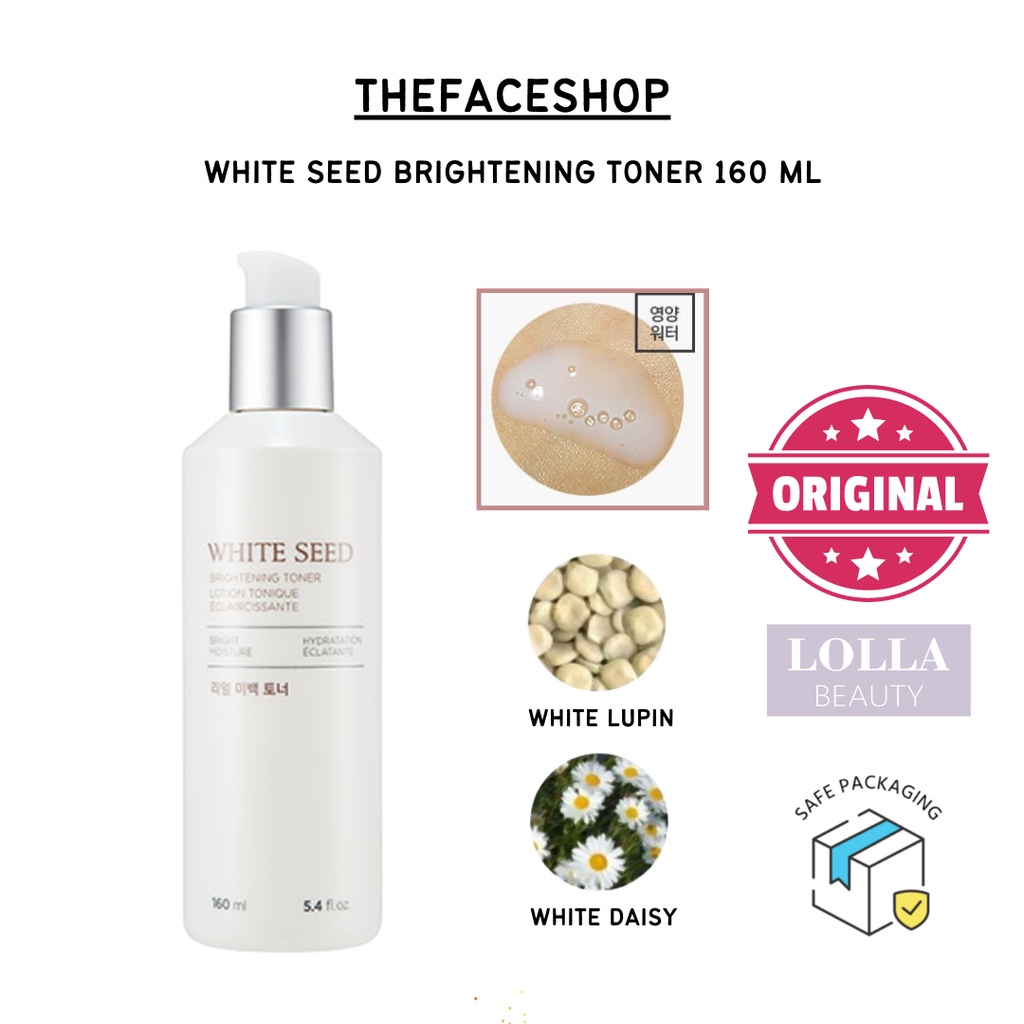 THEFACESHOP -  White Seed Brightening Toner 160 ml