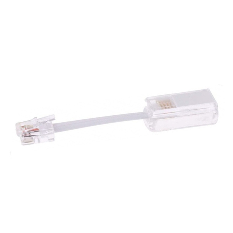 Vivi RJ9 4P4C RJ11 Modular Kabel Konektor Jack Telepon Internet