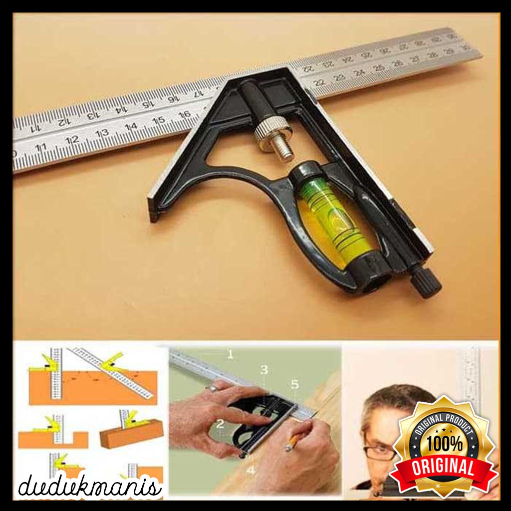 

Mistar Penggaris Siku Tukang Multifungsi Murah PER-744-YK