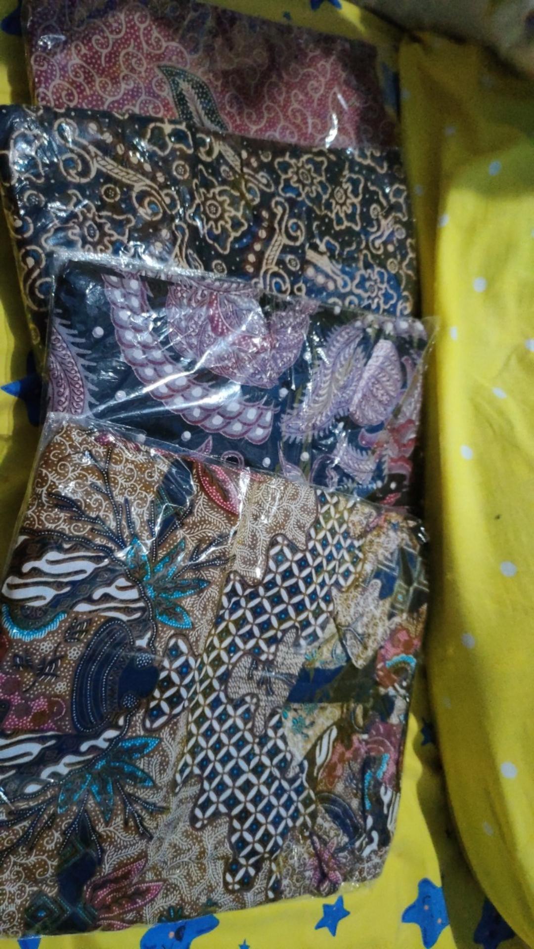 Baju Tunik Batik Fashion Atasan Tunik Cewek Kantor Outer Solo Td 178