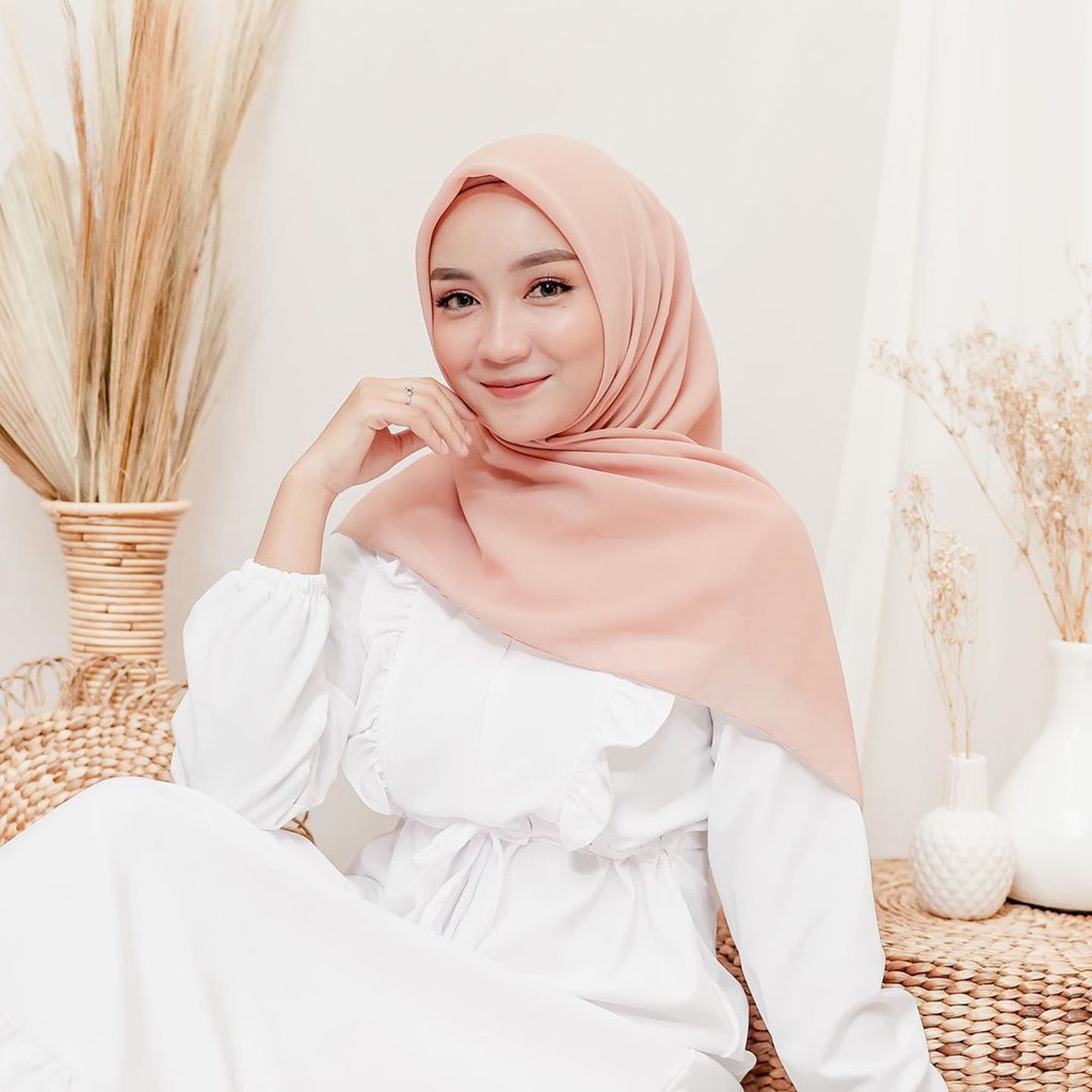 Promo Bella Square Pollycotton Segi Empat Part 3-Apricot